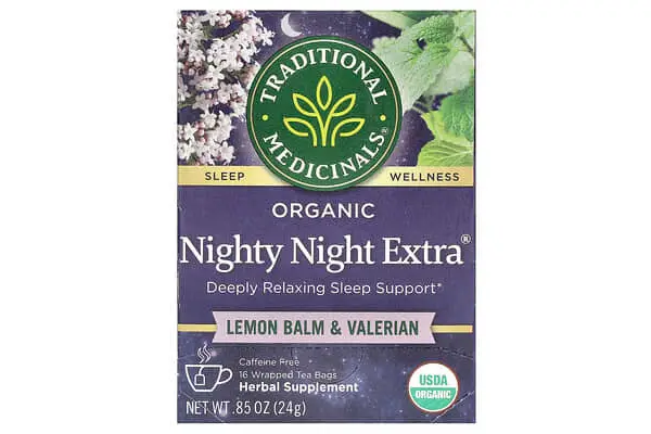 تراديشيونال ميديسينالز‏ Nighty Night Extra بلسم الليمون والناردين
